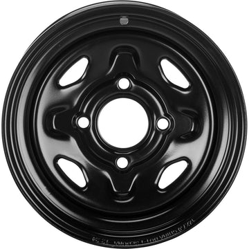 Sedona Steel 12x7 4/110 5+2 Blk Front