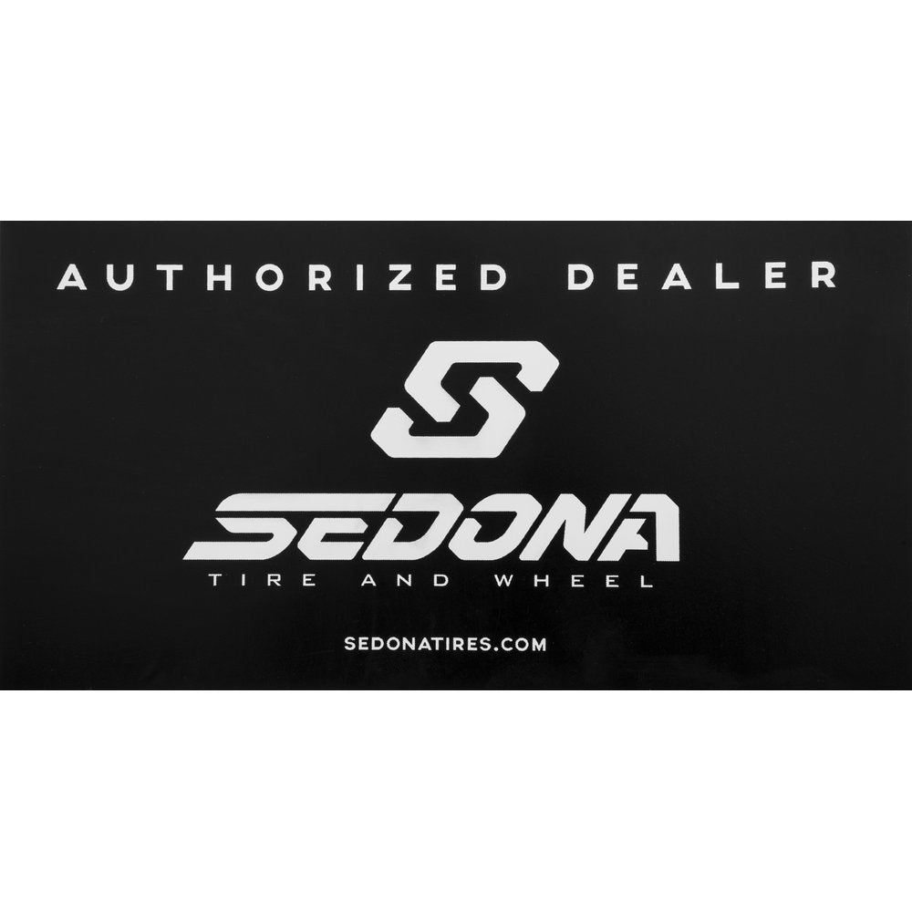 Sedona Authorized Dealer Window Decal4.25" X 8.125"