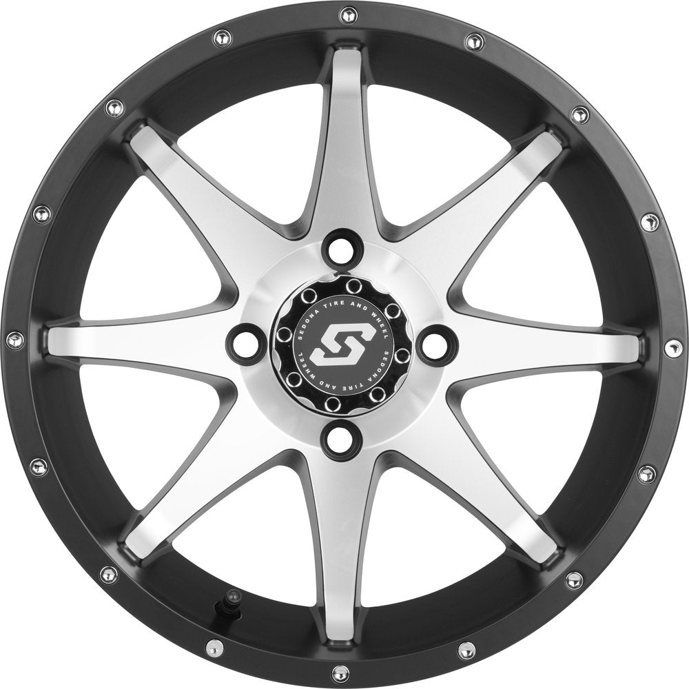 Storm Wheel 14x7 4/110 5+2 (+10mm) Blk/Machined