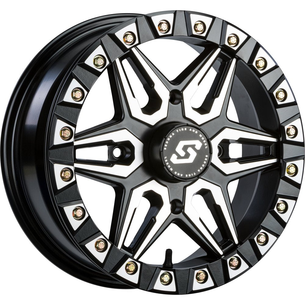 Split 6 Bdlk Wheel 15x6 4/137 5+1 (+38mm) Blk/Machined