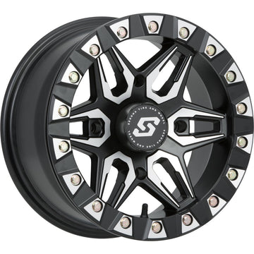 Split 6 Bdlk Wheel 14x10 4/137 5+5 (0mm) Blk/Machined
