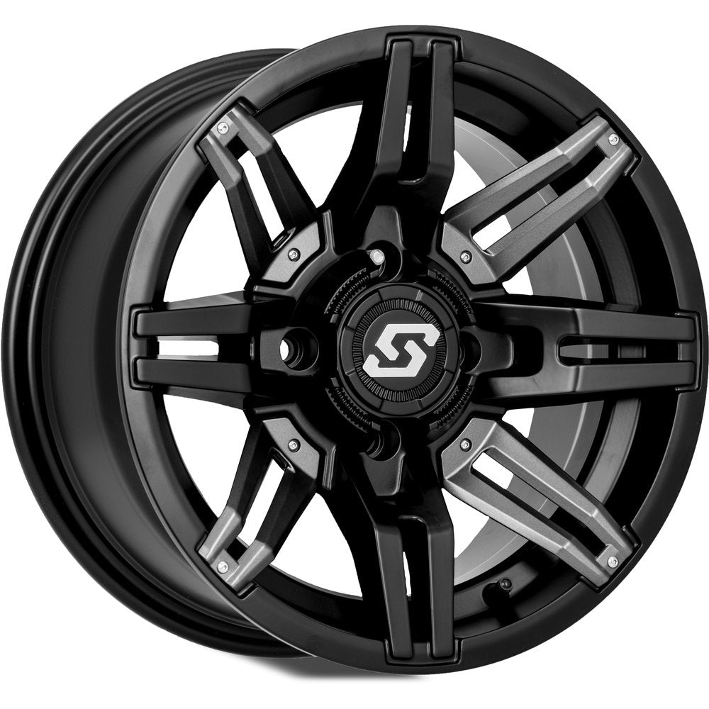 Rukus Wheel 14x7 4/156 4+3 (+5mm) Blk/Gunmetal