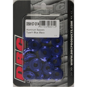 Aluminum Spacers Type 11 Blue M6x12mm 20/Pk