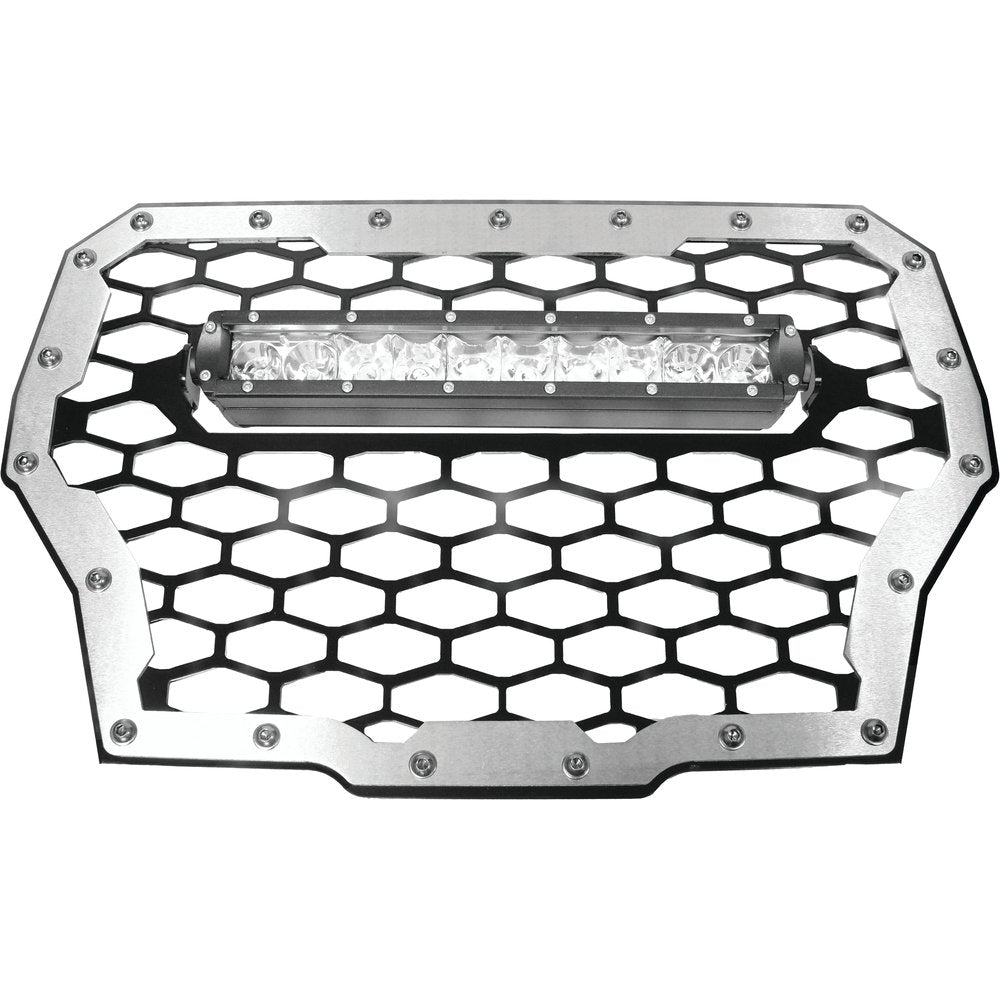 Mq Grill Bk/Sv W/Lght Pol Trbo