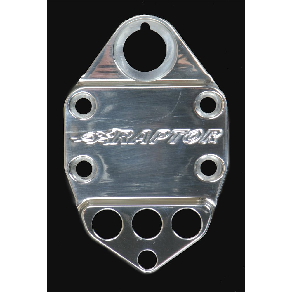 Handlebar Clamp W/Key & Lights (Polished Logo)