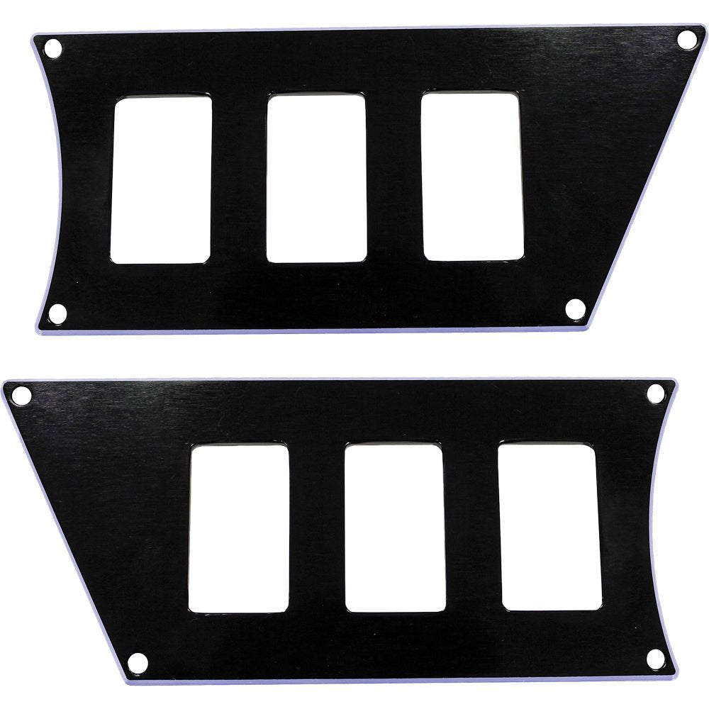 Dash 6 Switch Plate (Black)