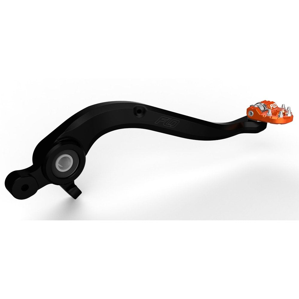 Folding Tip Brake Pedals Orange