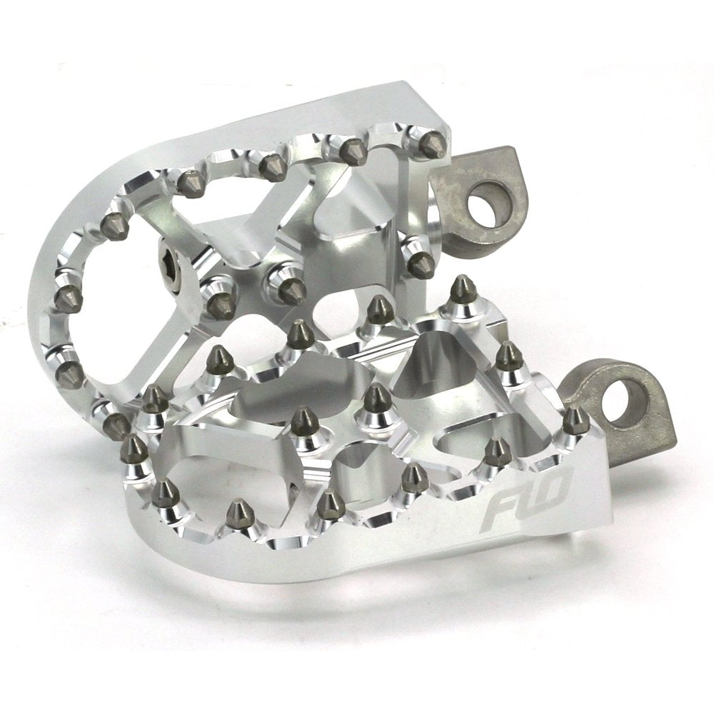 Bmx Style Foot Pegs Silver