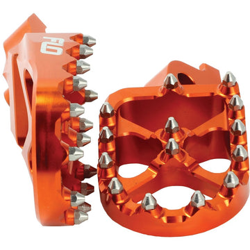Pro Series Foot Pegs Orange Ktm/Hus