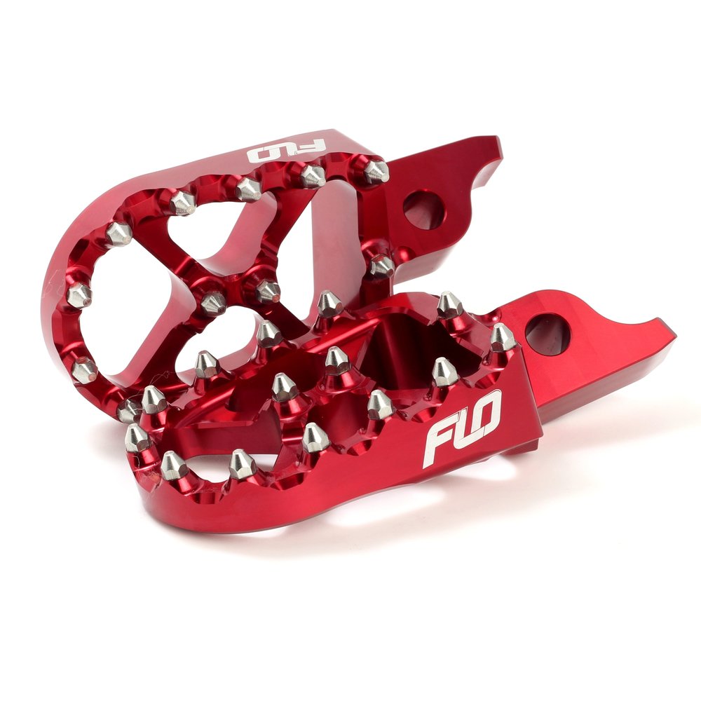 Pro Series Foot Pegs Red Kaw/Hon