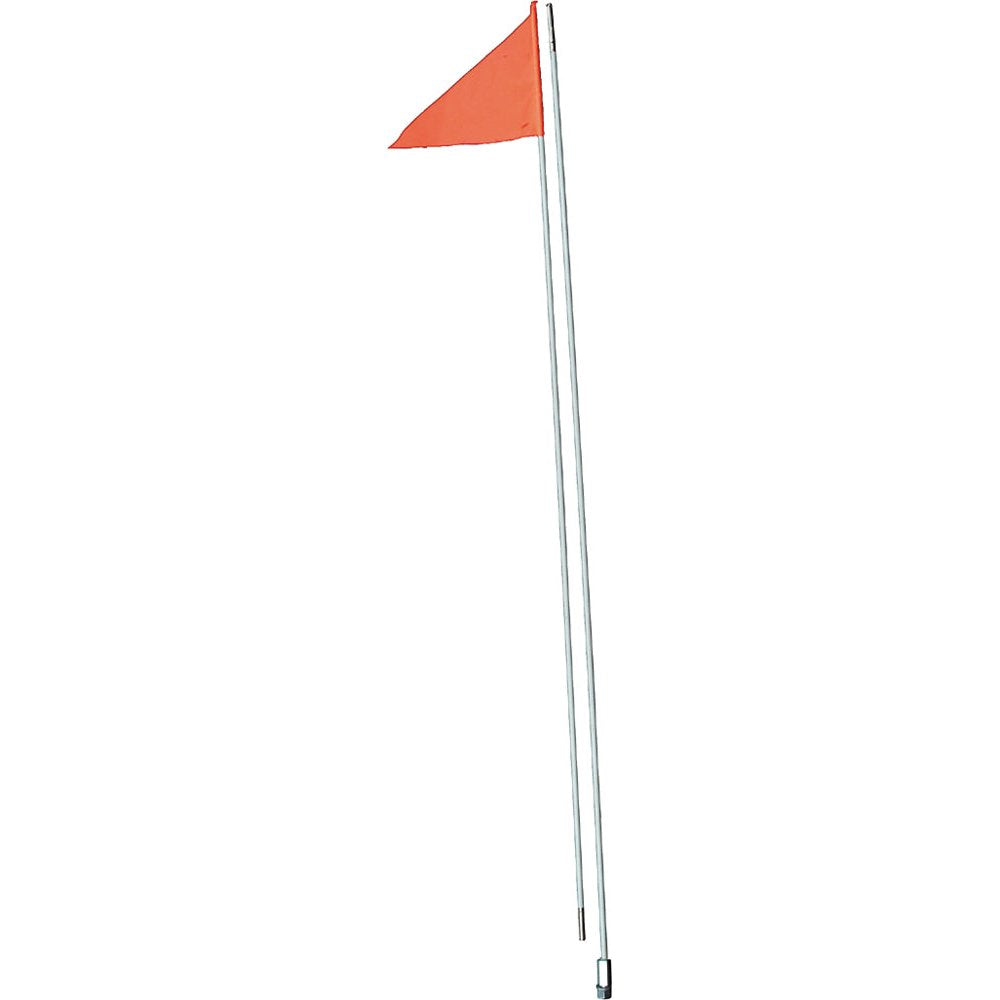2 Piece Fiber Pole Straight Mount Safety Flag