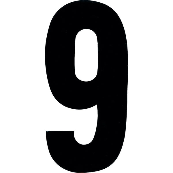 #9 7" Black Extreme Digits 3/Pk