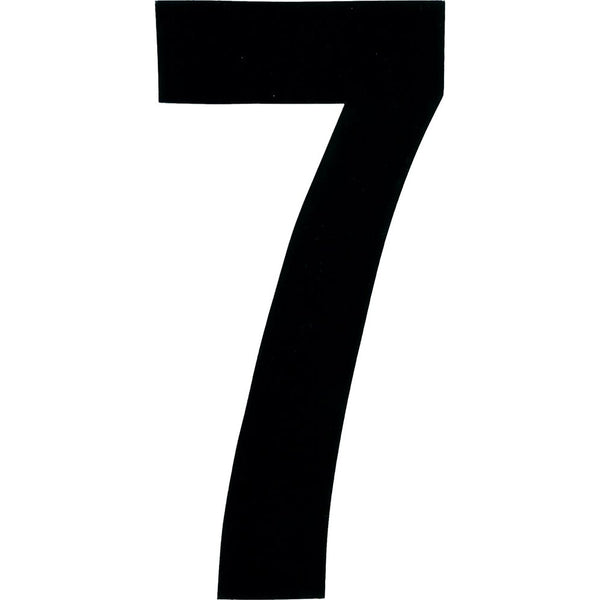 #7 7" Black Extreme Digits 3/Pk