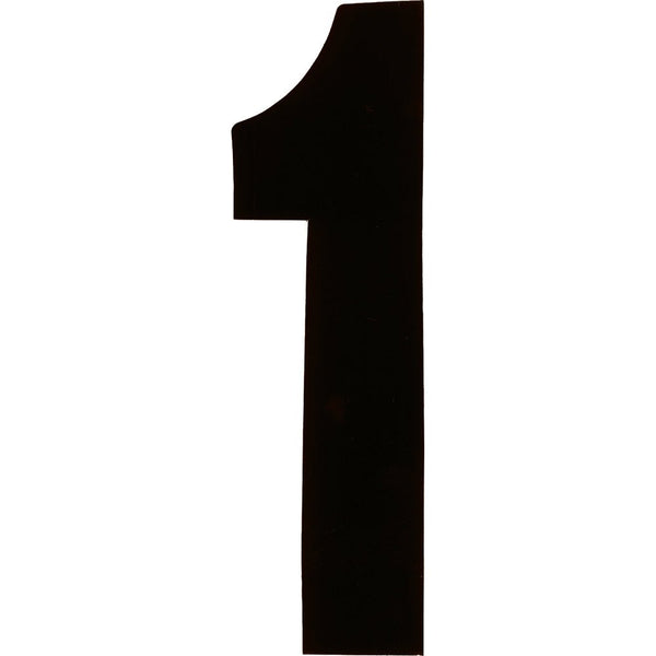 #1 7" Black Extreme Digits 3/Pk