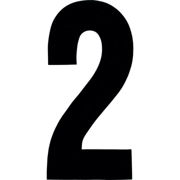 #2 6" White Extreme Digits 3/Pk
