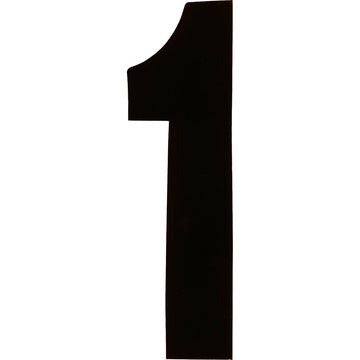 #1 6" Black Extreme Digits 3/Pk