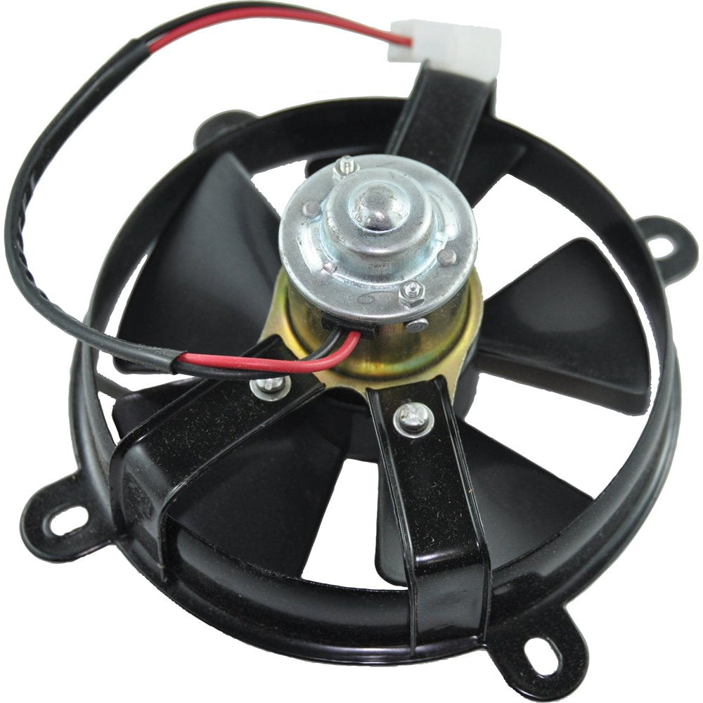 Cooling Fan 200 250cc 5 Fins 6" 2 Wire Rd/Bk