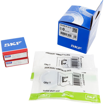 SKF Wheel Bearings with Seals Kit - Rear - Suzuki RM85/Yamaha YZ 65/85 VKWB-R-15-A