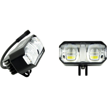 Aux Driving Lights Kit 1.25" Bar Mnt. White/Amber Pr