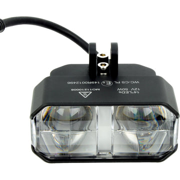 Aux Driving Lights Kit 1.25" Bar Mnt. White Pr.