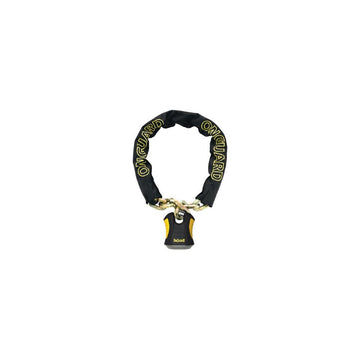Beast 8018 Chain With Keyed Padlock Black/Yellow 6 Ft
