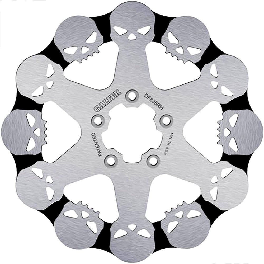 Rotor 11.5" Solid Skull Fr Stainless