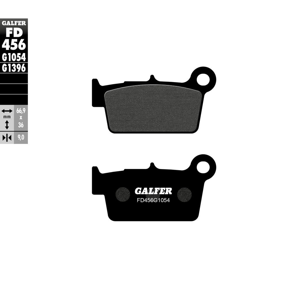 Brake Pads Semi Metallic Fd456g1054