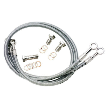 Brake Line Front Silver Kaw