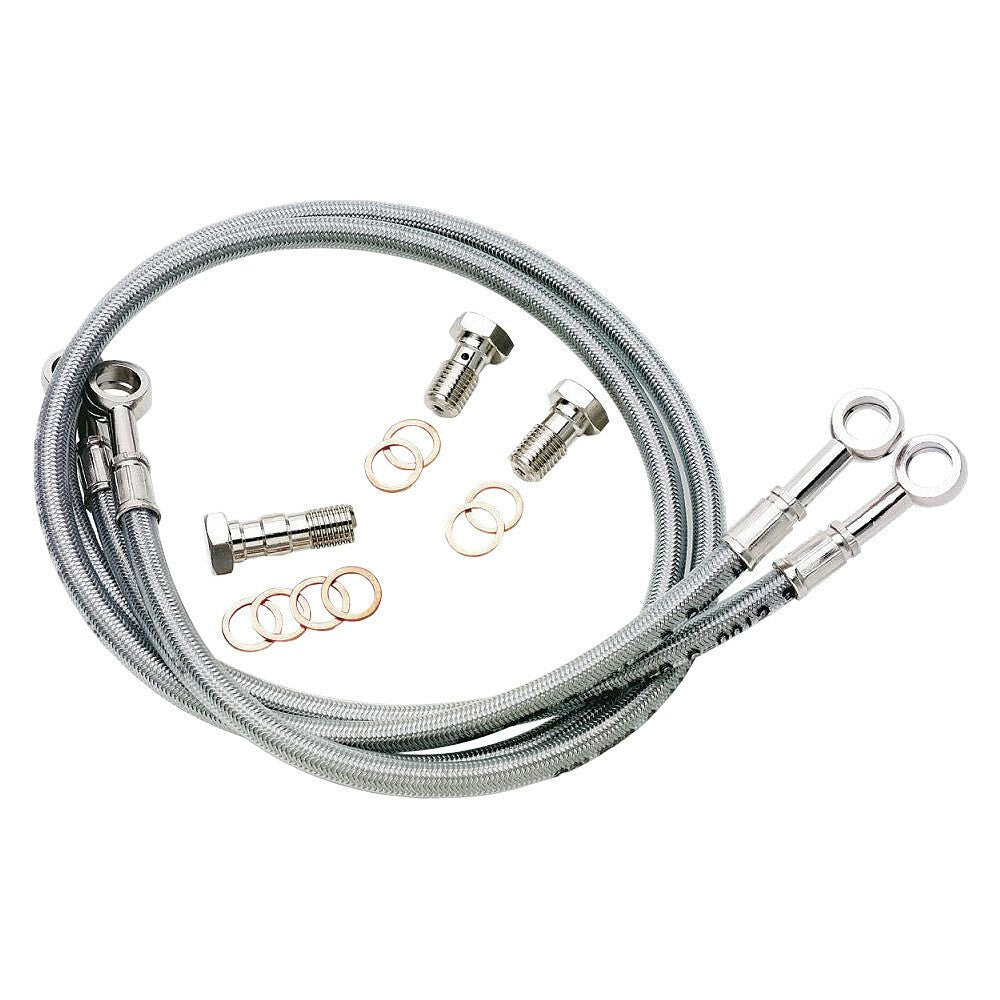 Brake Line Front Silver Hon