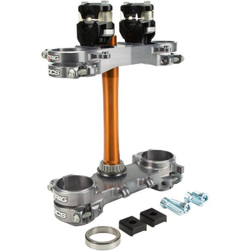 Rocs Tech Clamp Set Grey Suzuki 21.5mm