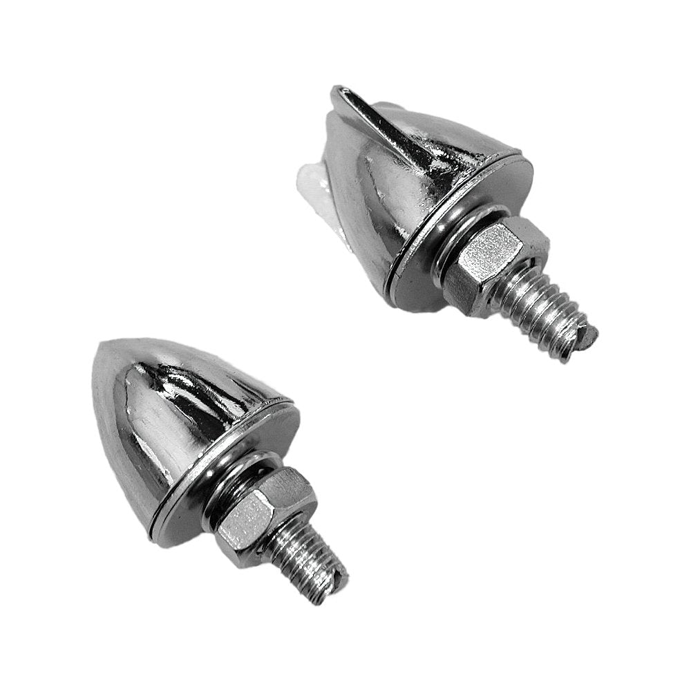 4/Pk 6mm Chrome Bullet Bolt