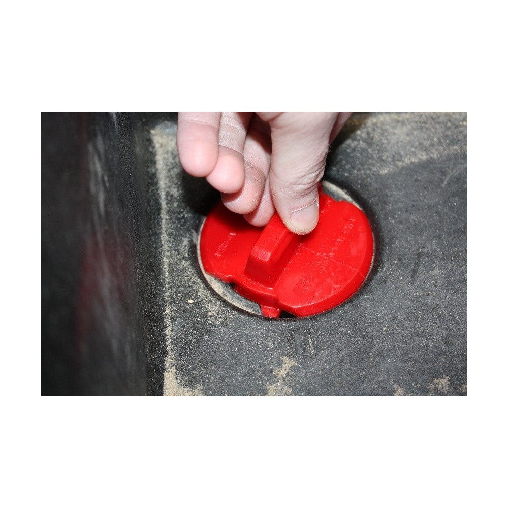 Footwell Drain Plug Kit Red Pol