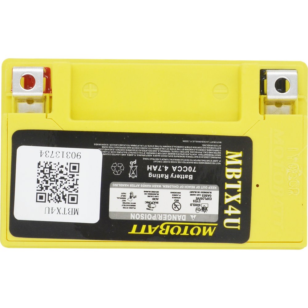 Battery Mbtx4u Sealed Factory Activated