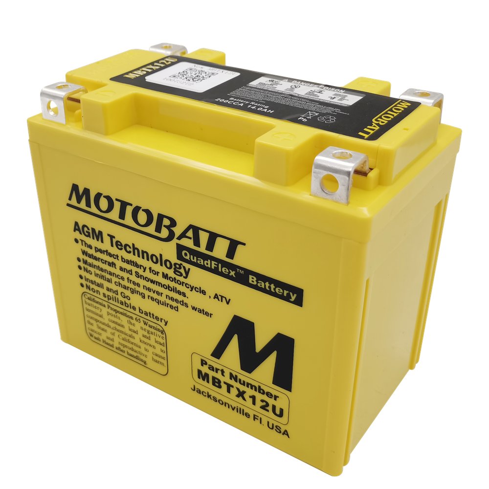 Battery Mbtx12u Sealed Factory Activated