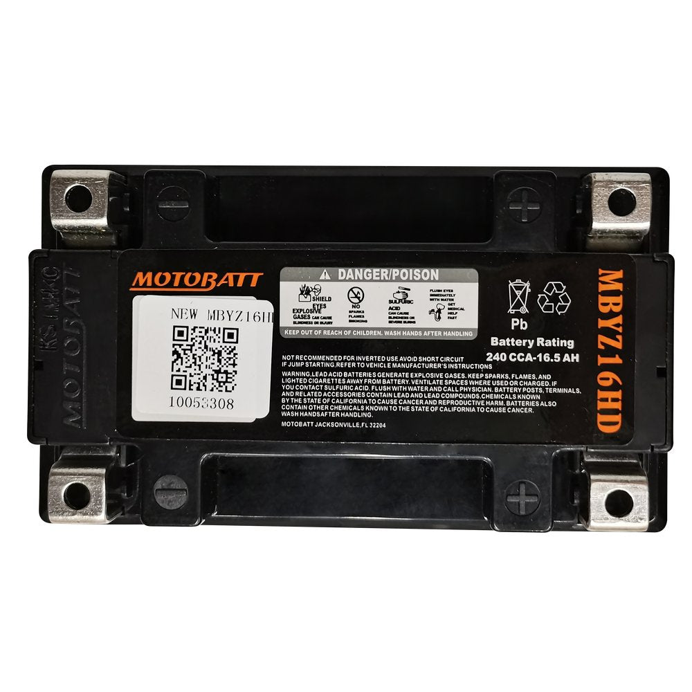 Battery Mbyz16hd Sealed Factory Activated