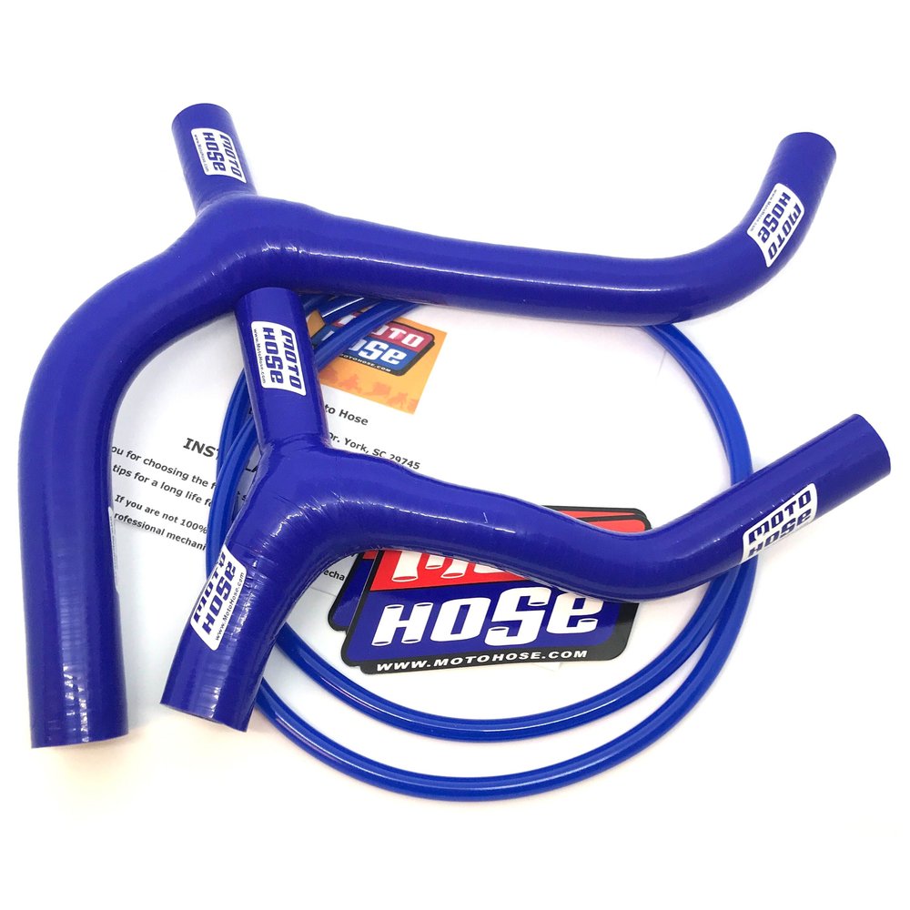 Silicone Y Hose Kit (Blue)