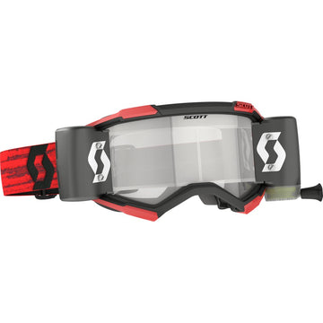 Fury Goggle Wfs Dark Red W/Clear Works