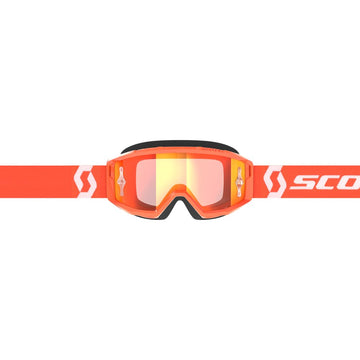 Primal Goggle Orange/White Orange Chrome Works