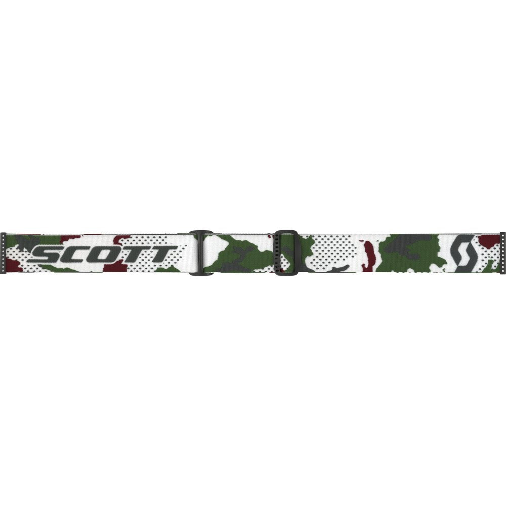 Fury Goggle Dark Green/White Camo W/Silver Chrome Works
