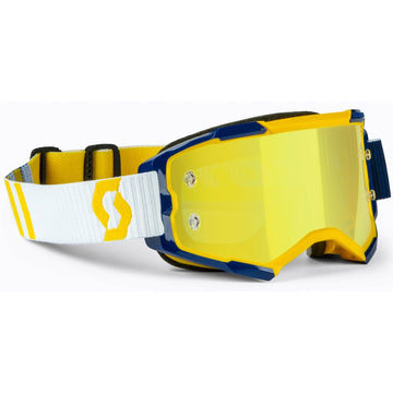 Fury Goggle Yellow/Blue Yellow Chrome Works