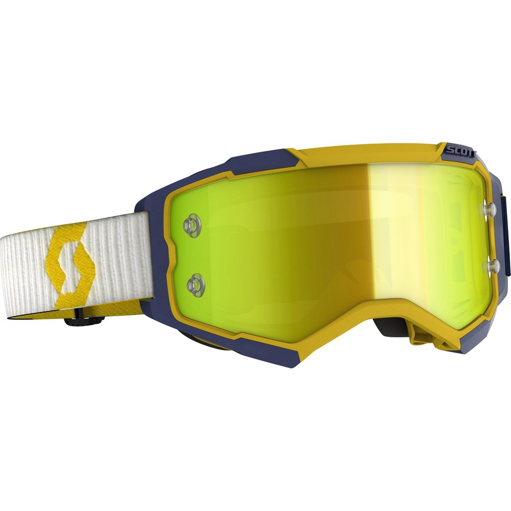 Fury Goggle Yellow/Blue Yellow Chrome Works