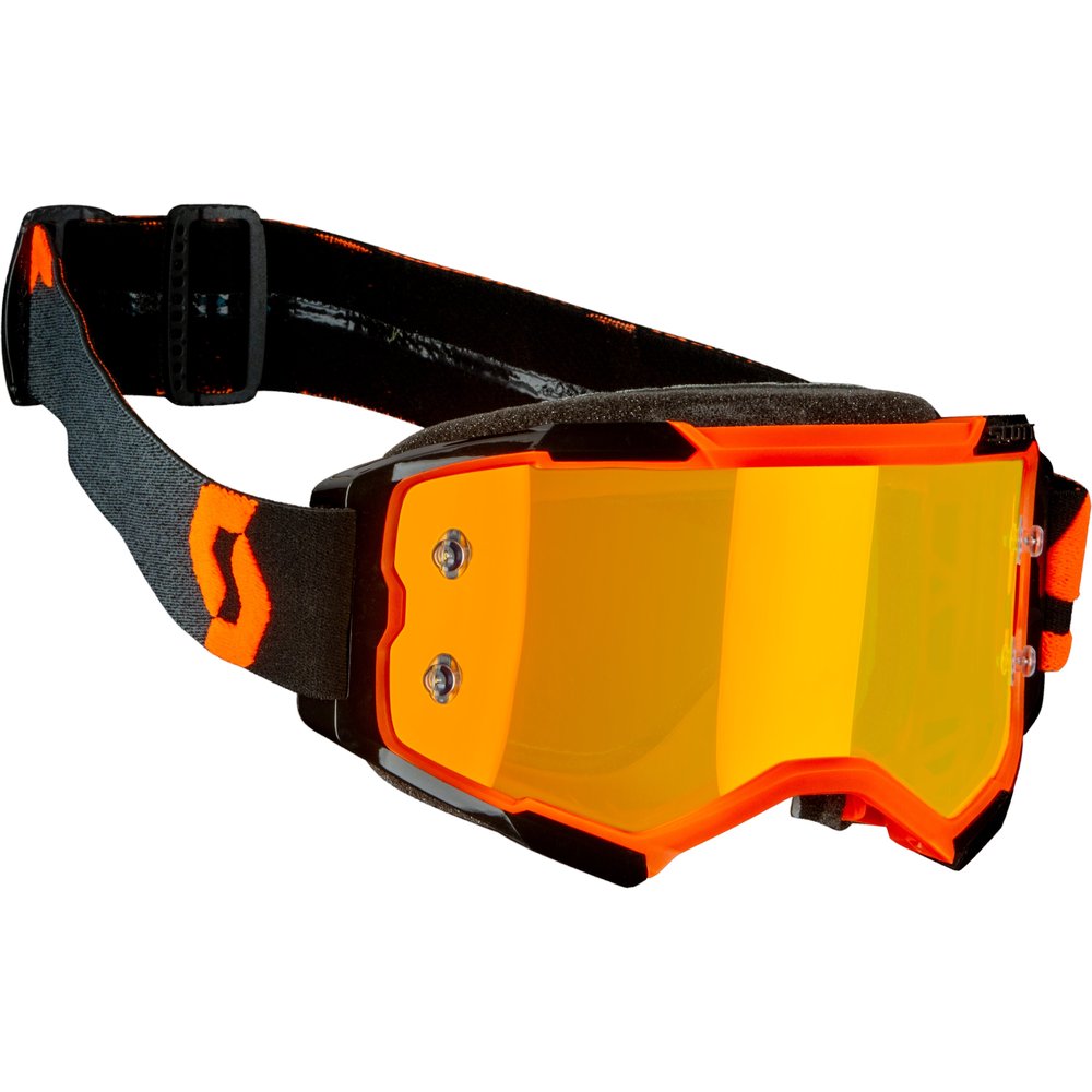 Fury Goggle Orange/Black Orange Chrome Works