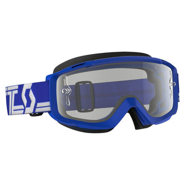 Split Otg Goggle Blue/White W/Clear Works Lens