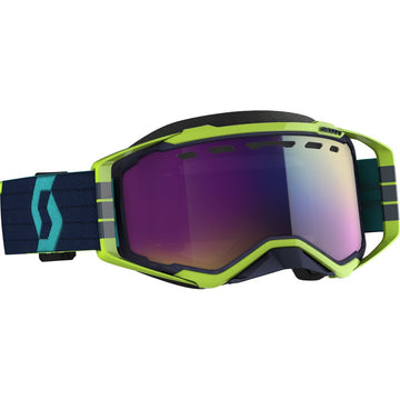 Prospect Snwcrs Goggle Bl/Ylw Enhancer Teal Chrome
