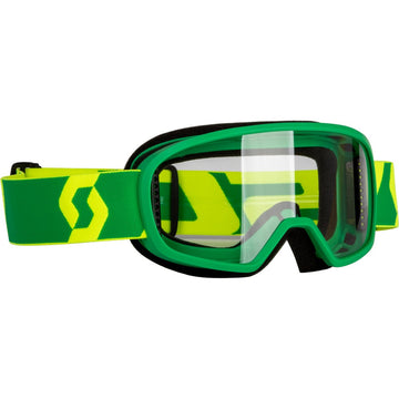 Youth Buzz Mx Goggle Green/Yellow W/Clear