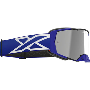 Lucid Caliber Goggle Royal Blue Silver Mirror Lens