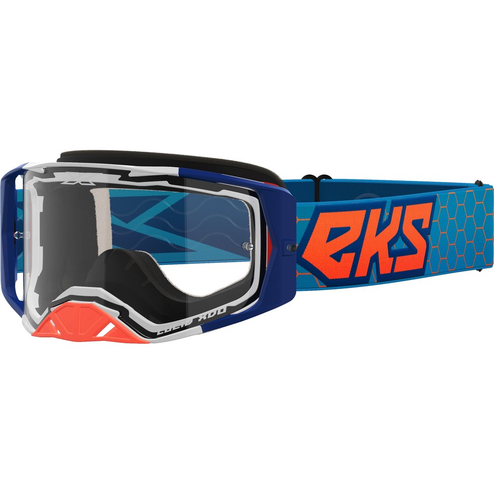 Lucid Goggle Cyan/Flo Orange W/Clear Lens