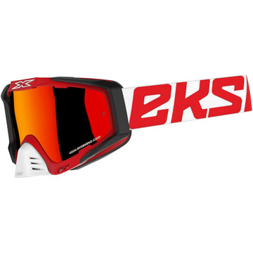 Outrigger Goggle Red/Blk/Wht W/Red Mirror