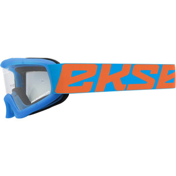 X Grom Youth Goggle Cyan Blue/ Flo Orange W/Clear Lens