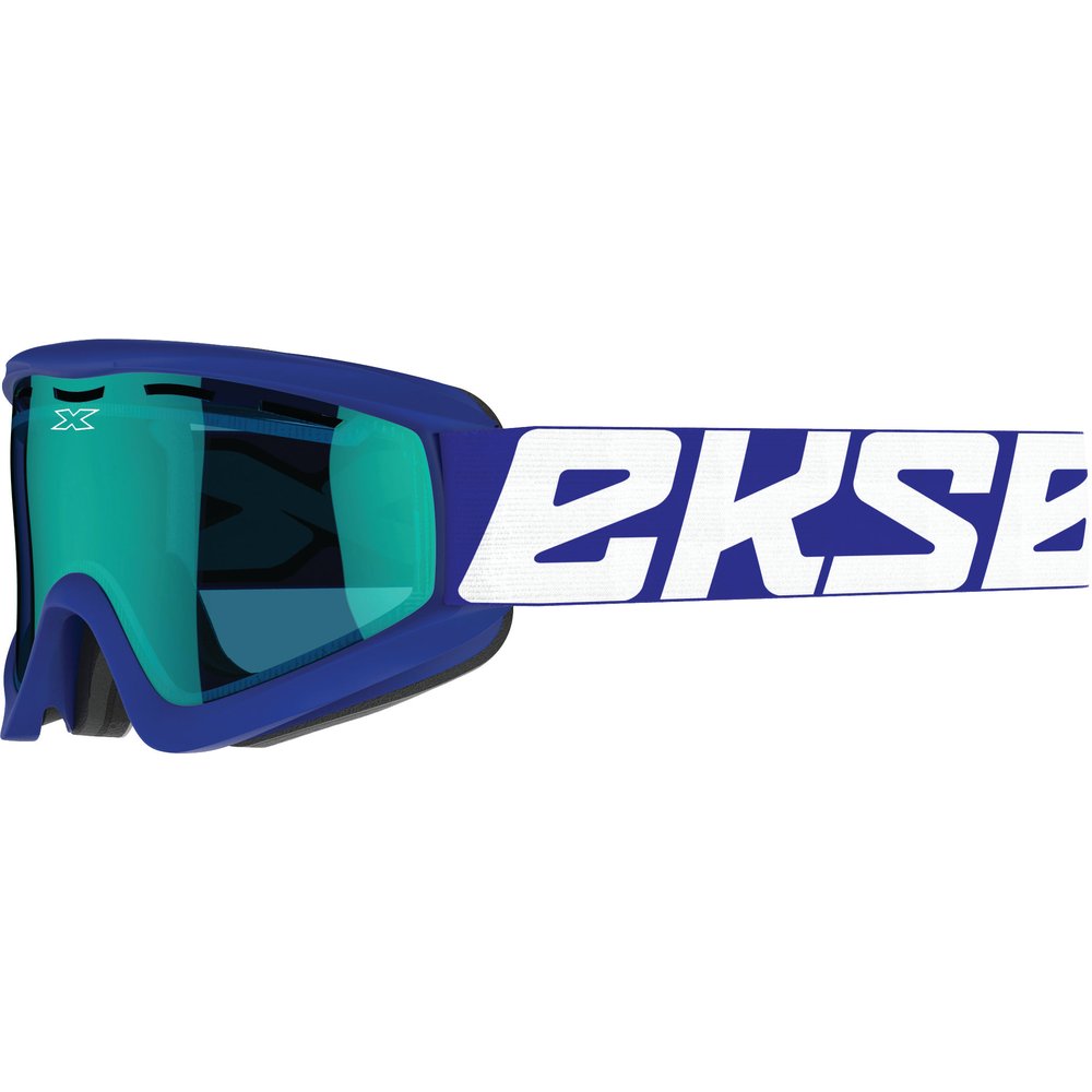 Eks Cold Weather Goggle Blue W/Blue Mirror